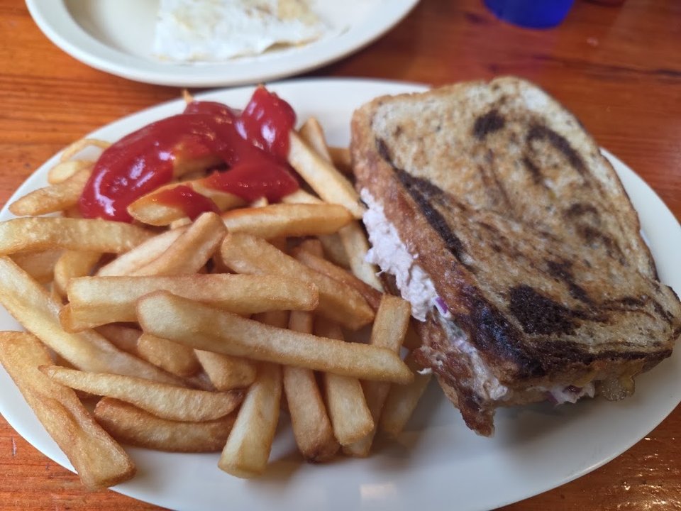 Tuna Melt on Rye